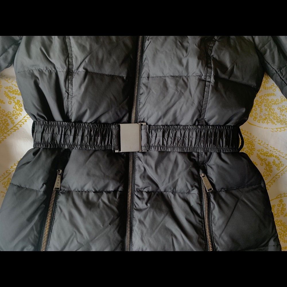DKNY down + removable faux fur collar Coat - Picture 3 of 7